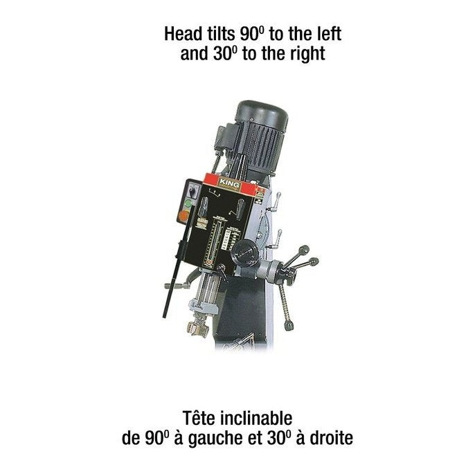 GEARHEAD MILLING/DRILLING MACHINE WITH SAFETY GUARD