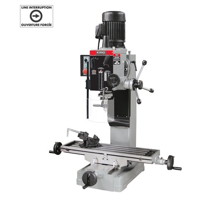 GEARHEAD MILLING/DRILLING MACHINE WITH SAFETY GUARD