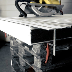 Guide rail 4ft 7" including 2 C- Clamps