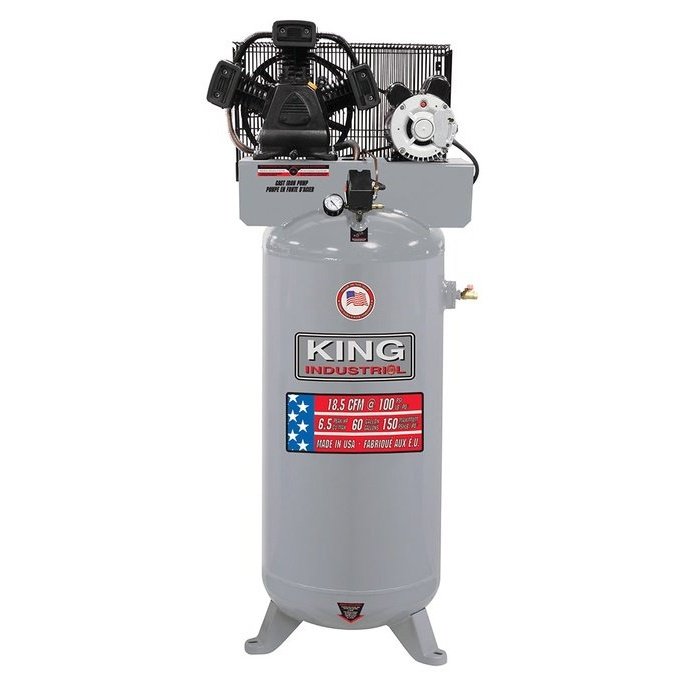 HIGH OUTPUT 65 PEAK HP 60 GALLON AIR COMPRESSOR