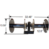 Javelin WCR LR - 2 Welding Cable Reels mounted side by side