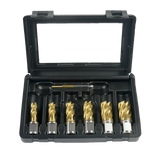 Jepson Core Drill Set "GOLD FINGER" TiN-coated HSS-CO - Metric