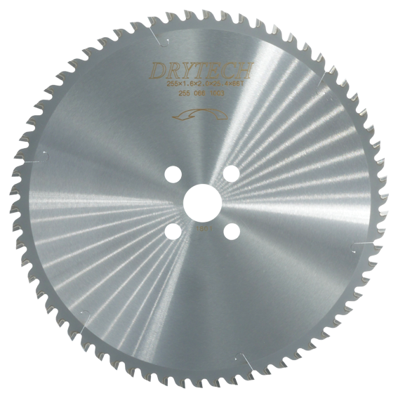 Jepson Drytech Carbide Tipped Circular Saw Blade 10" 255mm 66 Tooth for Thin Walled Steel