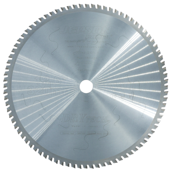 Jepson Drytech Carbide Tipped Circular Saw Blade 12 5/8" 320mm 84 Tooth for Stainless Steel