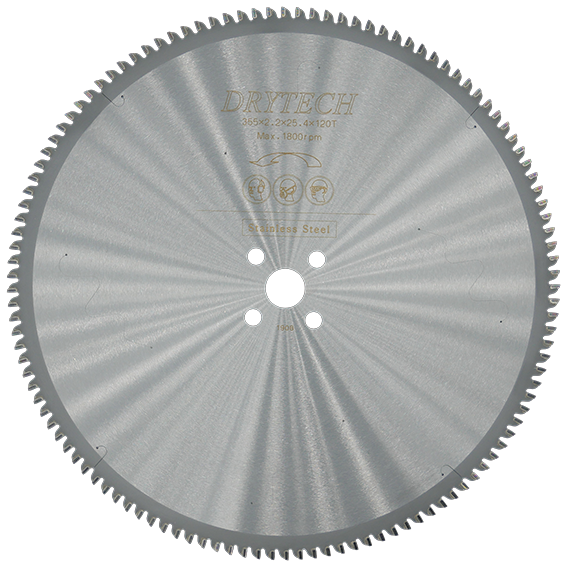 Jepson Drytech Carbide Tipped Circular Saw Blade 14" 355mm 120 Tooth for Thin Walled Steel & Stainless Steel