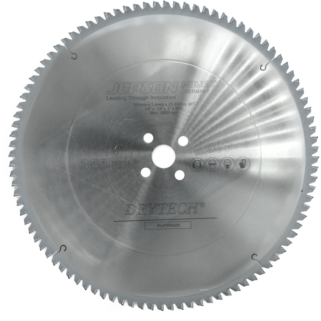 Jepson Drytech Carbide Tipped Circular Saw Blade 14" 355mm 96 Tooth for Aluminum