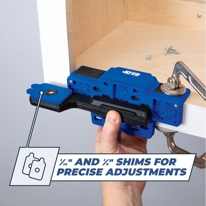 Cabinet Door Mounting Jig