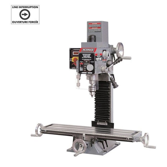 MILLING DRILLING MACHINE WITH DIGITAL READOUTS