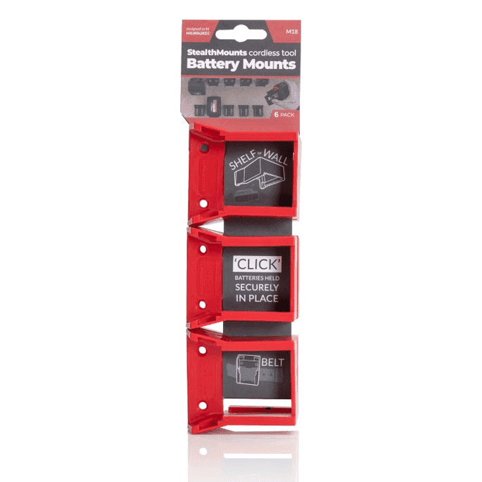 Milwaukee M18 Battery Mounts