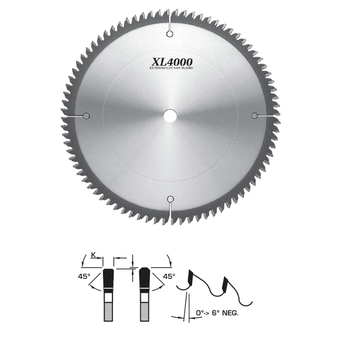 Non-Melt Saw Blade 10" 80 Tc2