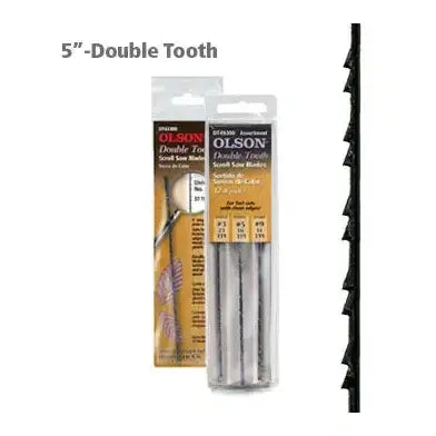Olson Double Tooth Scroll Saw Blades 12/Pkg