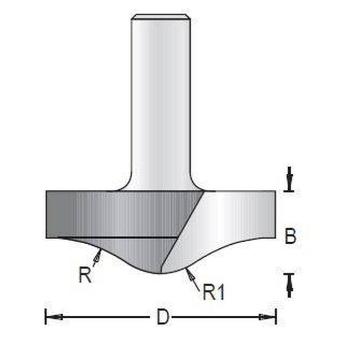Plunge Type Flat Bottom Ogee