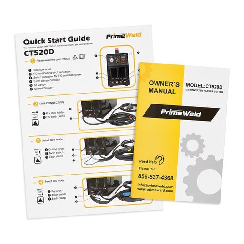 PrimeWeld CT520D 50A Plasma Cutter Welder Combo Great Western Saw