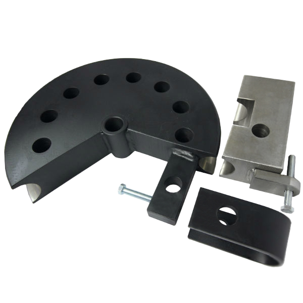 Pro-Tools 180 Degree Round Tube Die for 105 Standard Duty and Heavy Duty Tube and Pipe Bender 1-1/4" OD 4" CLR