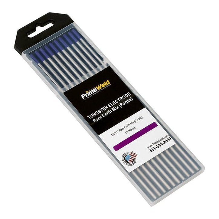 Rare Earth Tungsten Electrode Purple EWG TIG Welding Electrodes 10 pcs
