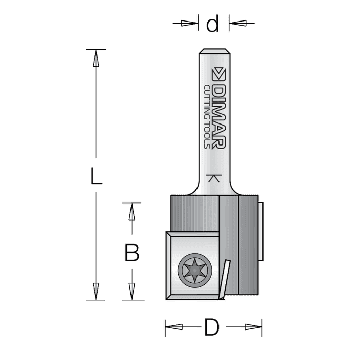 Replaceable 2 Flute Flush