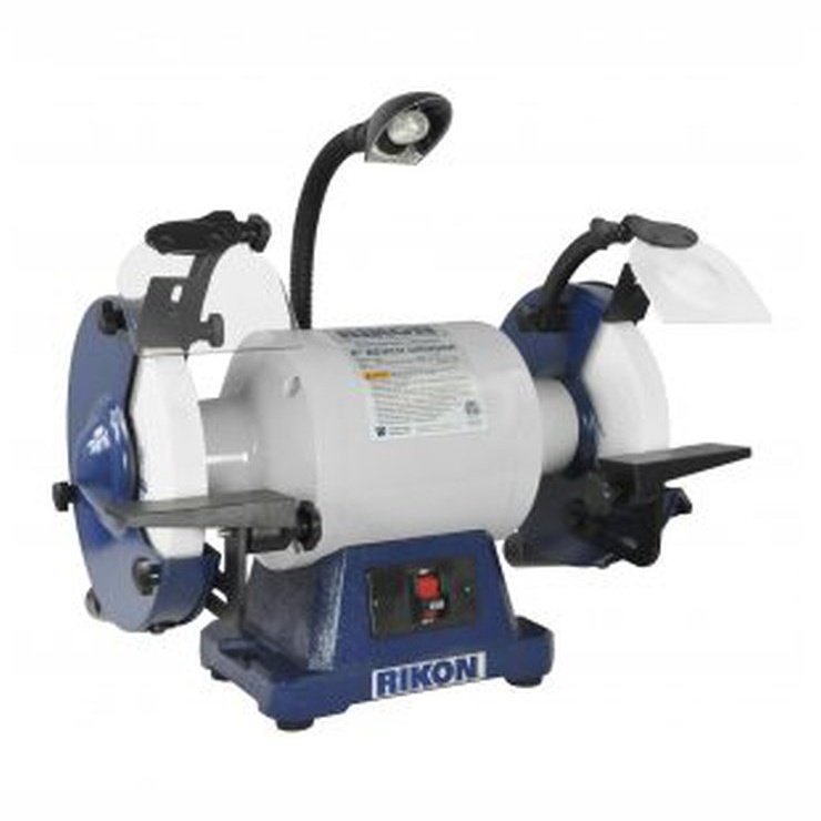 Rikon 8" 1Hp Bench Grinder 1725 Rpm