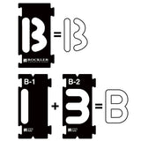 Rockler Interlock Signmaker's Template Kits, State Park Font