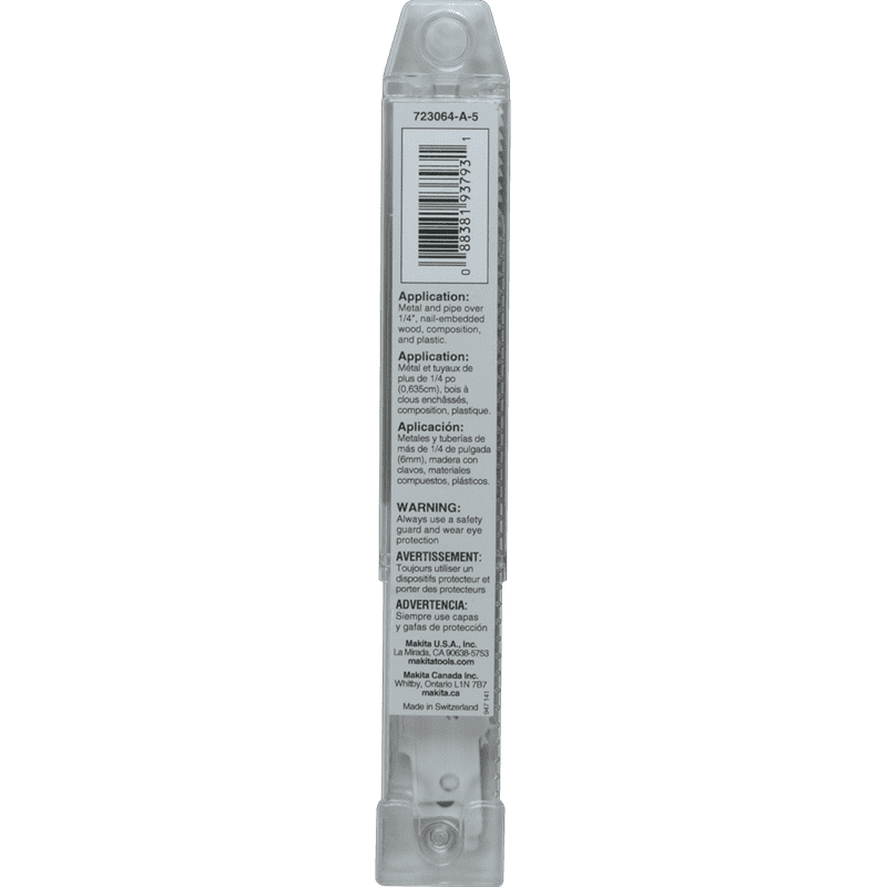 Saw Blade Recip 6" X 10T Nail Embedded Wood Metal Bar & Pipe Over 1/4"