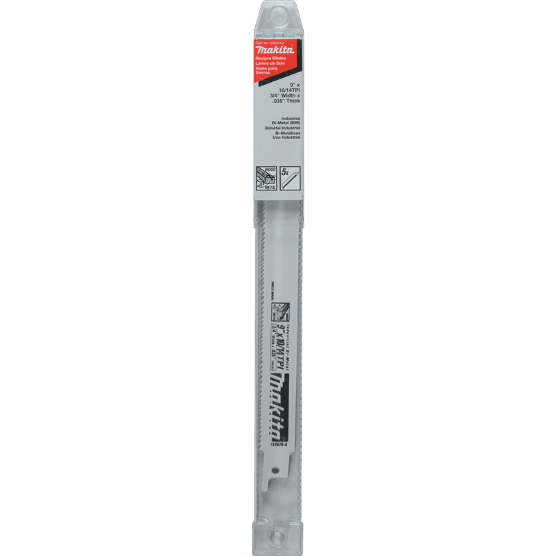 Saw Blade Recip 9" X 10/14T New Composite Materials Metal Plastic