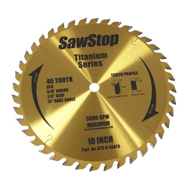 Titanium Series 40-Tooth Combination Blade