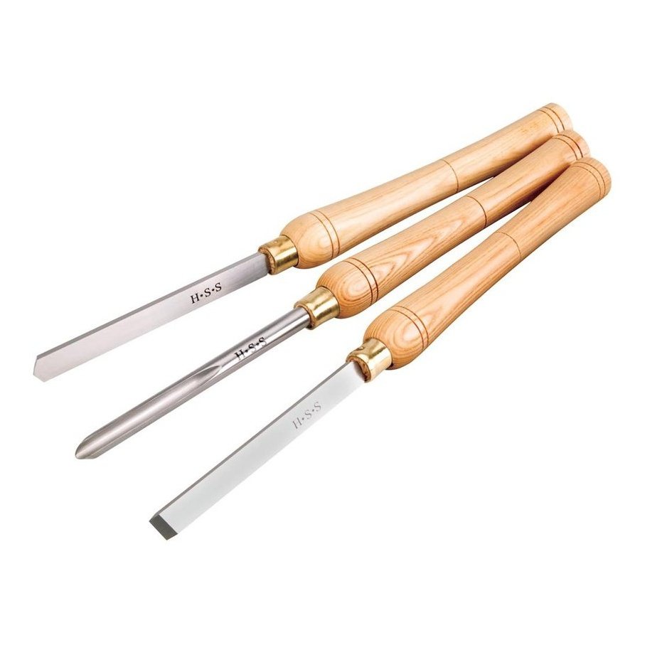 Shop Fox 3 Pc Lathe Chisel Set