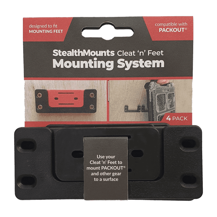StealthMounts Cleat 'n' Feet Mounting System - Cleats and Feet