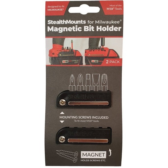 StealthMounts Magnetic Bit Holder for Milwaukee Tools