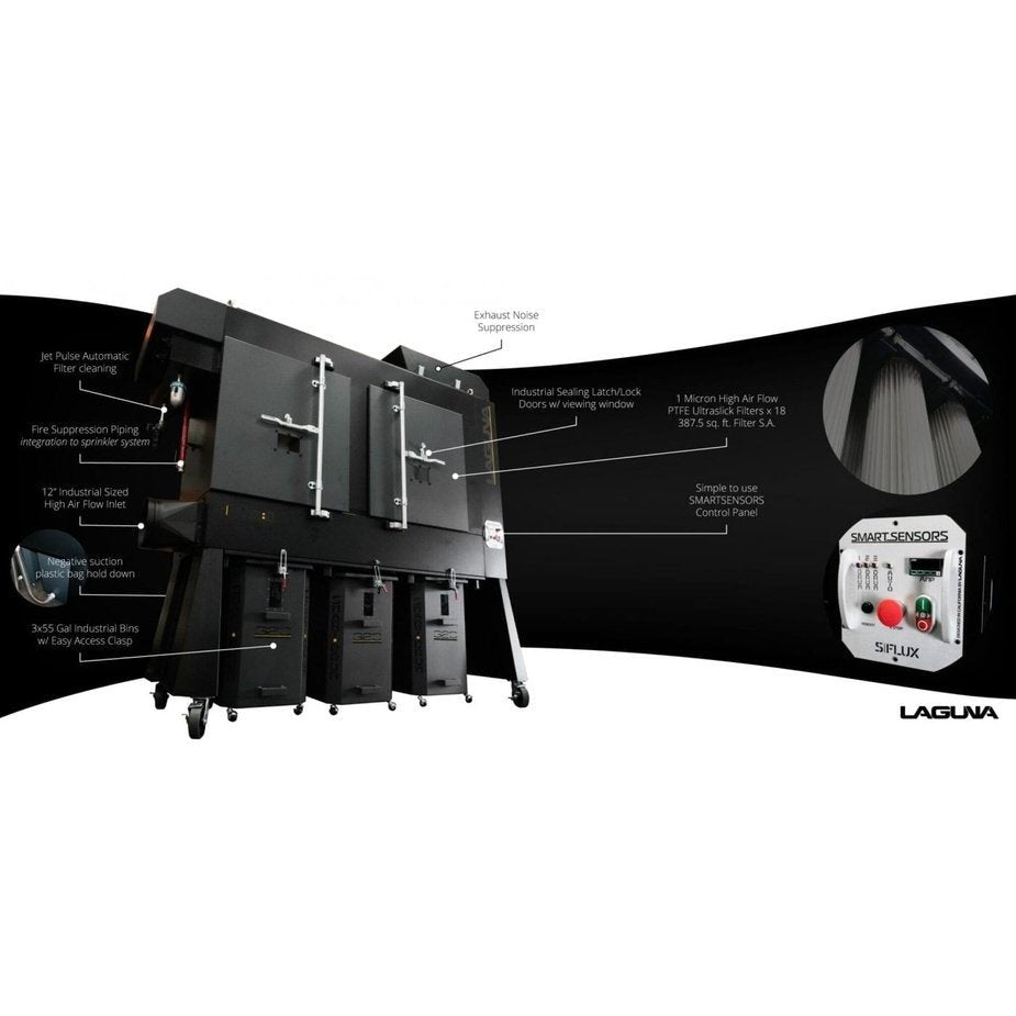XFlux 10HP Industrial Dust Collector