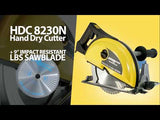 Jepson 9" Dry Cut Circular Saw 8230N with Saw Blade for Inox 230mm 48 Tooth & Case